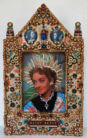 St. Bette Icon Sculpture of Bette Davis by Heidi Sanna.