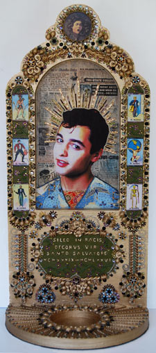 St. Salvatore Icon Sculpture of Sal Mineo by Heidi Sanna